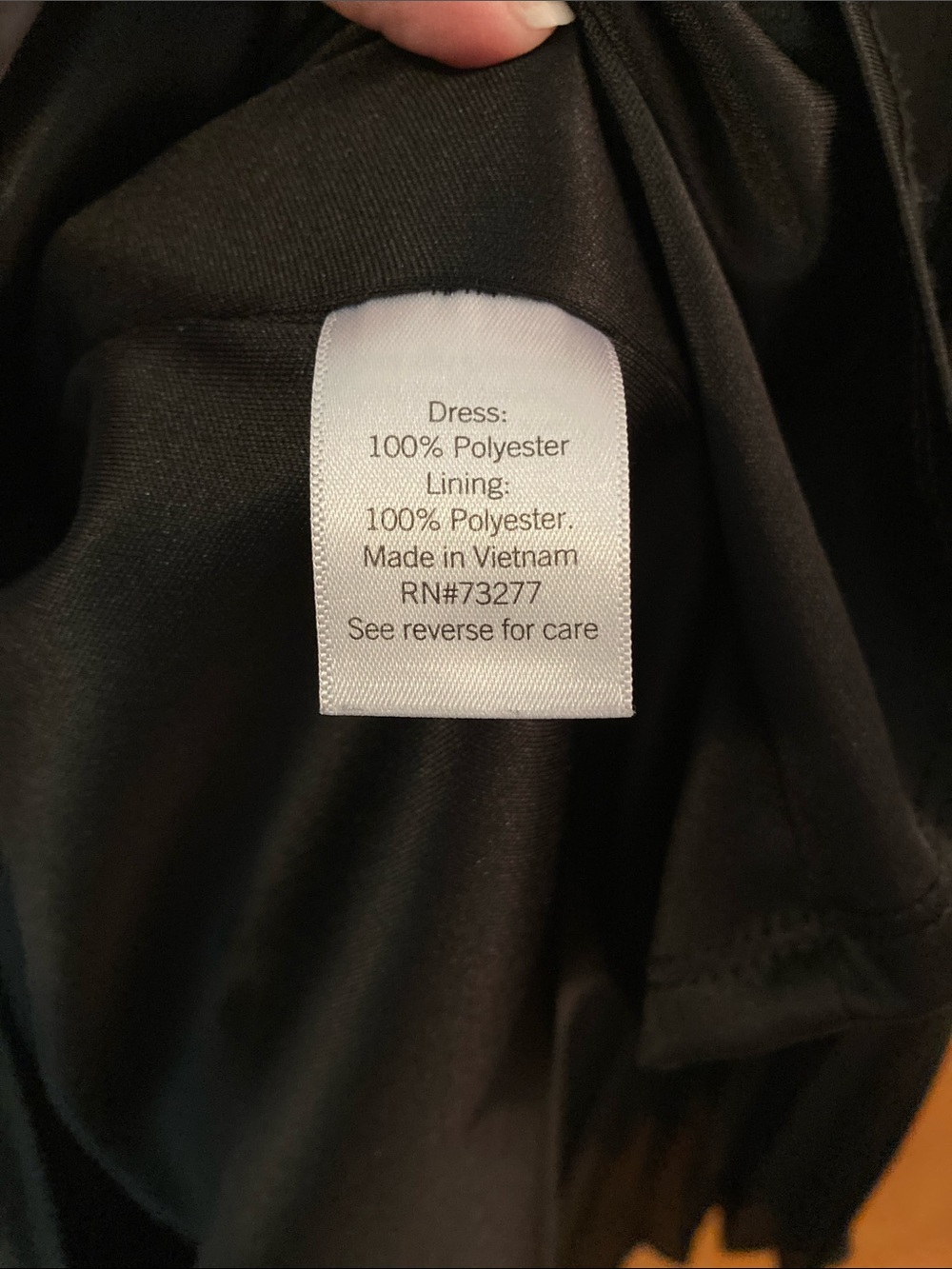 Nine West Black V-Neck Dress with Collar - Picture 5 of 7